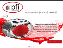Tablet Screenshot of premierfinishes.net